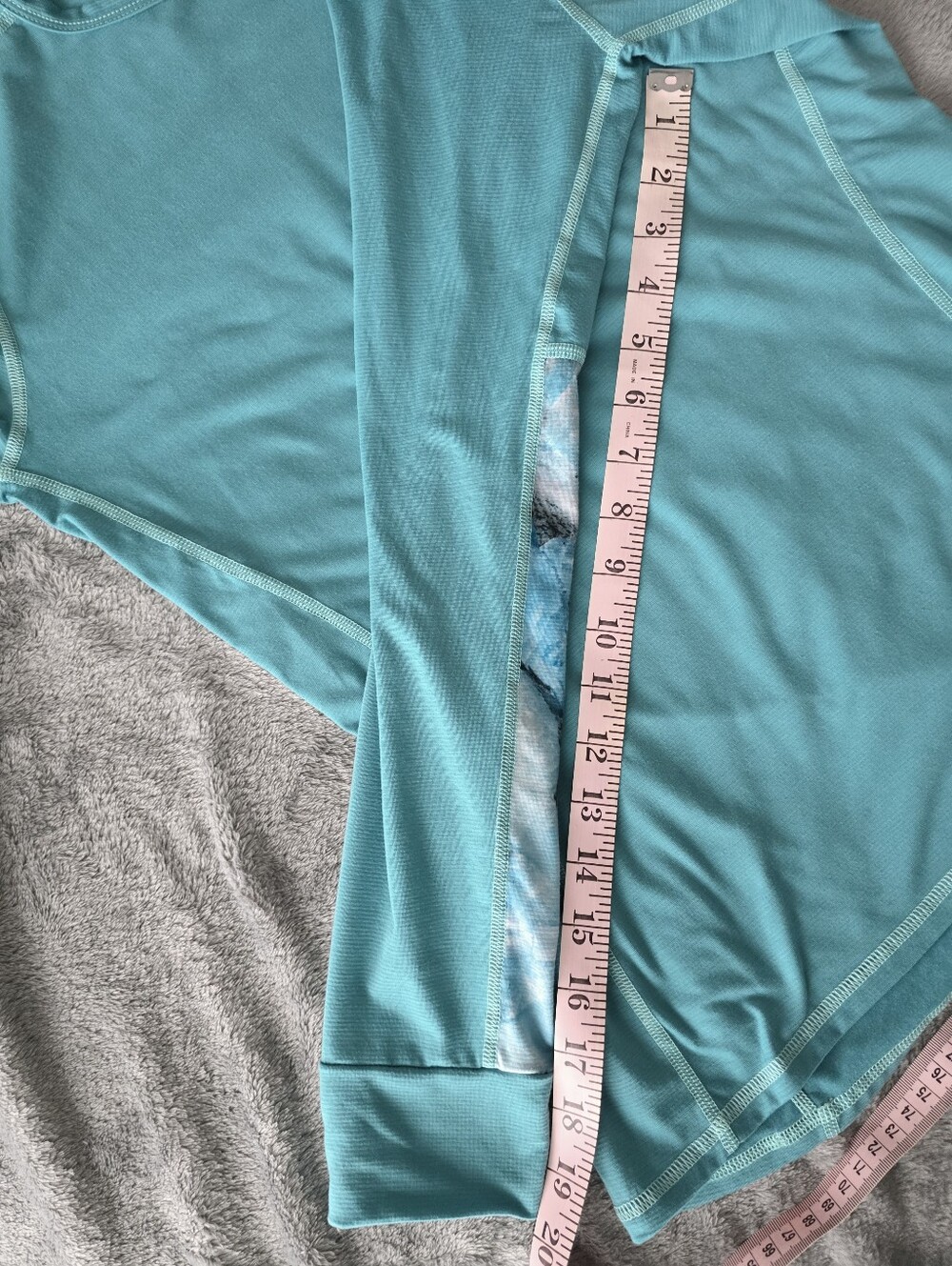 Alpine Fit Wild Iris Rendezvous Ridge Long Sleeve Top Glacial Teal M - Picture 9 of 9